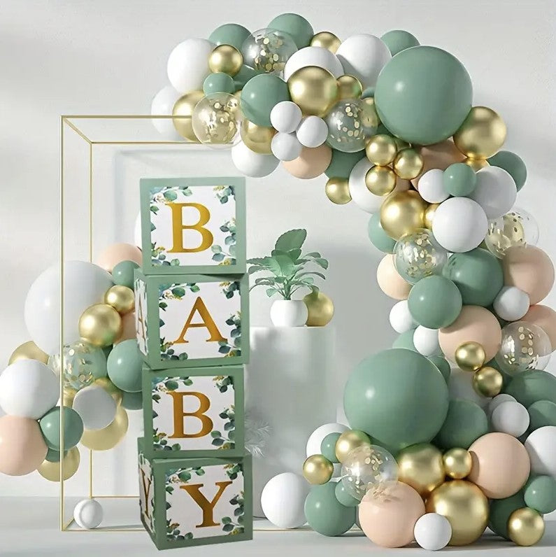 Sage Green Baby Box